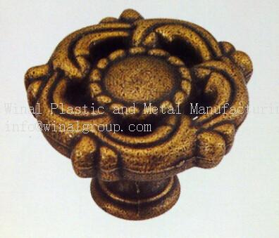 China Size Dia35xH21 ancient bronzed flower cabinet knob,Zinc alloy,plating & color can OEM. for sale