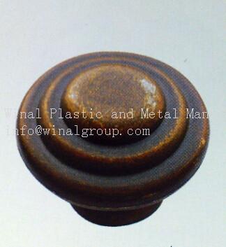 China Size Dia37xH29 antique bronzed hardware round knob,Zinc alloy,plating & color can OEM. for sale