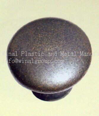 China Size Dia13xH11 Brushed Chrome hardware round knob,Zinc alloy,plating & color can OEM. for sale