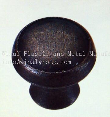 China Size Dia18xH18,plated black,kitchen drawer pull knob,Zinc alloy,plating & color can OEM. for sale