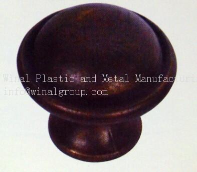 China Red bronzed cabinet pull knob,size Dia20xH28Dia20xH28,Zinc alloy,plating & color can OEM. for sale