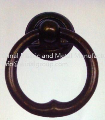 China Antique bronze traditional pull ring handle,L58mm*W47mm,household cabinet drawer handle. for sale