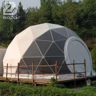 China UV resistance family geodesic dome 850g pvc coating outdoor glamping tent with large bedrooms eco luxury price for sale for sale