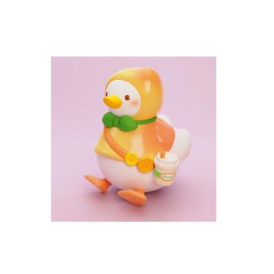 China Toy Factory Outlet Polyresin Duckling Cartoon Figures Fruit Blind Boxes Party Theme Toys for sale