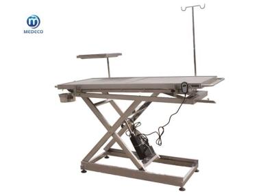 China Single Sided Tilting Veterinary Operating Table 304 Stainless Steel for sale