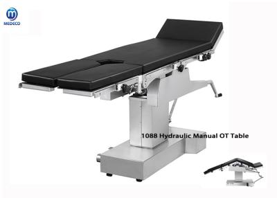 China Stainless Steel 201cm Manual Operating Table Hydraulic Manual Operating Surgical Table for sale