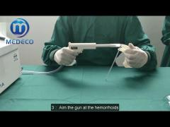 Anorectal Disposable Surgical Stapler Stainless Steel Split Type