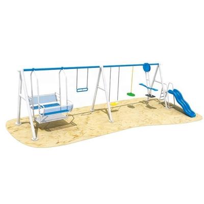 China Sistema resistente del oscilación de la diapositiva preescolar, estructuras del juego del patio trasero de los 600*300*200CM en venta