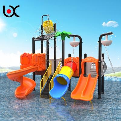 China Adult children outdoor playground swimming pool equipment water park backyard water slide for sale for sale