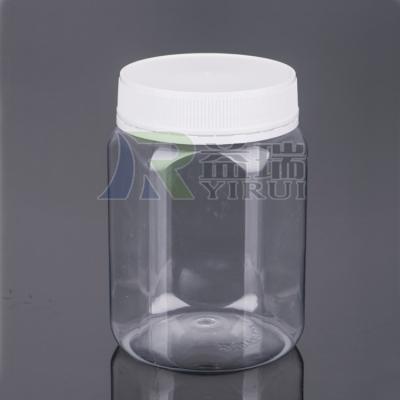 China 360ml Honey Powder Packaging Pet Bottle 500g Hexagon Honey Food Bottle Plastic Contianer for sale