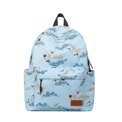 China Customized leisure lady backpack waterproof new fashion printed girl school bag backpacks for sale