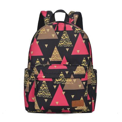 China New Fashion Waterproof School Bag Fashion Printed Casual Shoulder Bag Junior High School Backpacks for sale