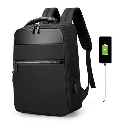 China With USB Fashion Laptop Backpack Men Business Travel Waterproof Charging Backpack for sale