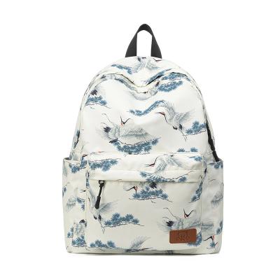 China New lady waterproof wholesale backpack leisure fashion printed girl school bag children backpacks for sale