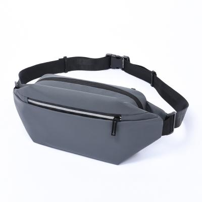 China Water Proof Fashion Waist Bags For Men Outdoor Shoulder Bag Travel Trunk Bag With Night Reflective Brand for sale