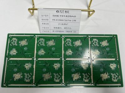 Cina Tavola per PCB HDI resistente 6-32 strati HDI Quattro lati Mezzo buco Laser Buco dimensione 0,075 mm in vendita