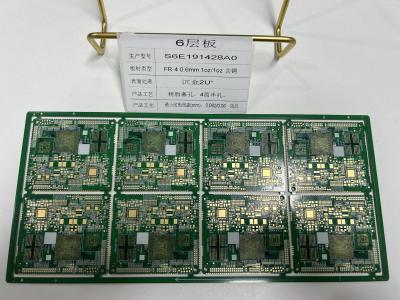 Cina 6 strati di presa della lampada HDI Pcb rigido flessibile Mezzo buco 3/3Mil Controllo dell'impedenza in vendita