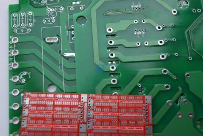 China Hoge stroom zware koperen pcb met rode soldeermasker voor modelvliegtuigcontrolebord Te koop