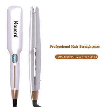 China Professional Titanium Fast Iron Hair Straightener Wholesale Household Alloy Electric Hair Curler Iron for sale