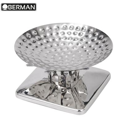 China China disposable fancy hammered stainless steel silver plated fruit bowl with metal stand wholesale for sale