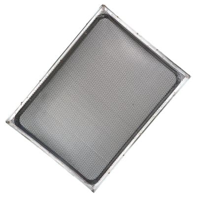 China Medicine Curing Perforated Handmade Food Grade 304 Stainless Steel Metal Tray For Bread Serving Baking And Drying for sale