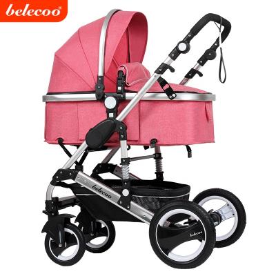 China High Quality Canvas Fabric Belecoo Baby Pram 2 in 1 Baby Stroller /Pushchair/made in china for sale