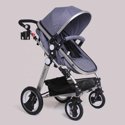 China China Manufacturer Wholesale High Landscape Baby Stroller Canvas Pram for sale