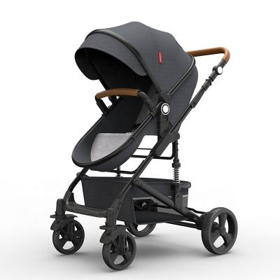 China Carry Baby Safe And Modern Design Aluminum Tube High Landscape Baby Stroller for sale