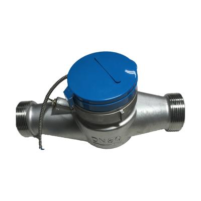 China High Performance DN50mm SS304 / SS316 Multi Spray Water Meters Pulse Output AMR Water Flow Meter for sale