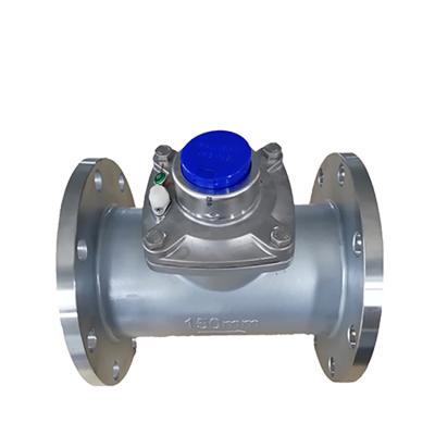 China High Performance DN150 6 Inch Flange End Stainless Steel Woltman Water Meter for sale