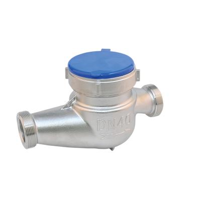 China DN-40 High Performance Multi-Jet Type Stainless Steel Water Meter for sale