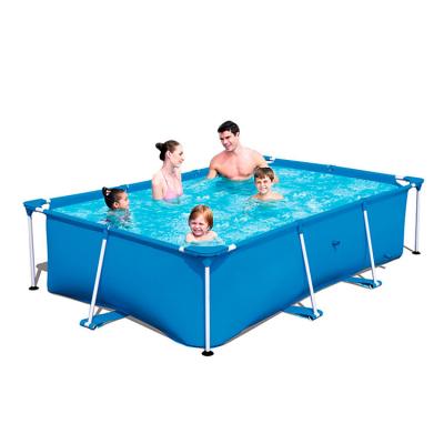 China Outdoor Rectangular Floating Bracket Children's Outdoor Rectangular Frame Pipe Family Water Entertainment Swimming Pool Thickened Swimming Pool for sale