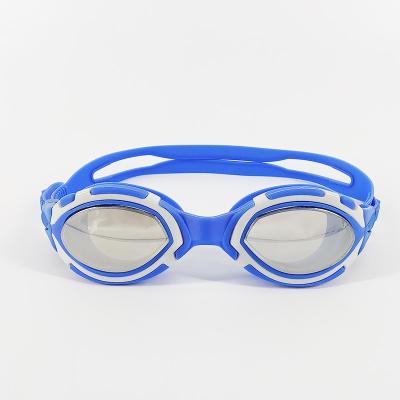 China New Hippie Sports Anti-UV Goggles For Adult Anti-fog Silicone Swimming Glasses For Summer for sale