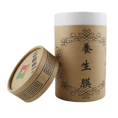 China Food Grade Tea Paper Tube Packaging  Tea Cardboard Cylinder Container for sale