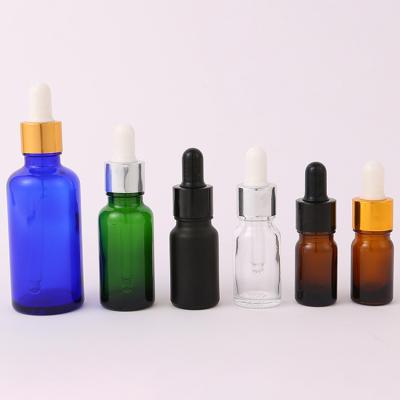 China Cosmetic Glass Pipette Empty Dropper Bottles 10ml 100ml for sale