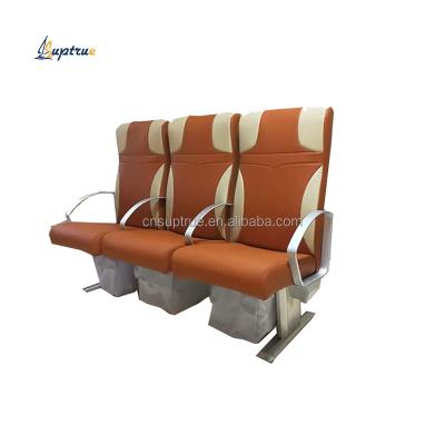 China Comfort Customized Color Fixed Double Backrest Marine Boat Passenger Seat for sale