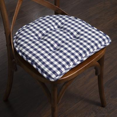 China Memory Foam Chair Cushion-Seater Plush Chair Pad with Ties and PVC Dot Backing for Kitchen Dining Room for sale