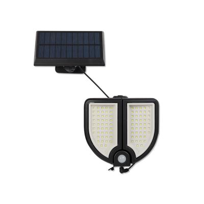 China Solar Powered 90 Led Motion Sensor Outdoor Garden Stairs Backyard Led Motion Sensor Light Waterproof Automatic Sensor Wall Light With Solar for sale