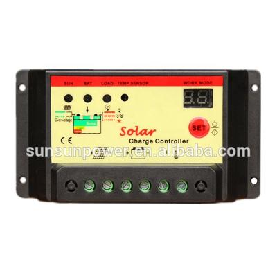 China Charger Controller 12/24V Auto Adapt Manual PWM Solar Charge Controller for sale