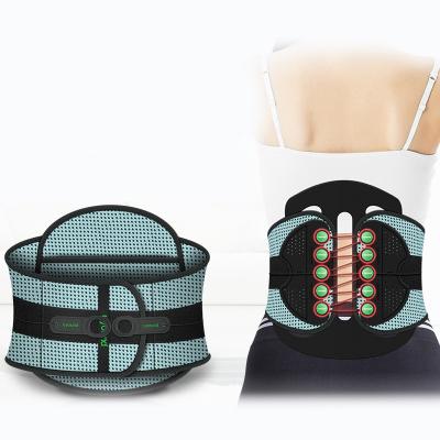 China Adjustable Pulley System Orthopedic Comfortable Adjustable Support Belt Pull Back Brace Lumbar Spinal Lower Back Brace Support Belt for sale