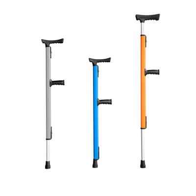 China Medical Use Professional Cheap Light Weight Aluminum Alloy Manufacture Aluminum Elbow Crutches for sale