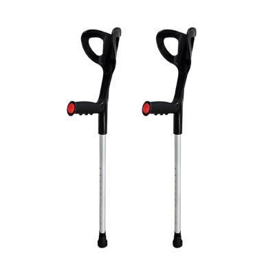 China Aluminum Alloy Made In China Top Quality Light Weight Aluminum Elbow Crutches for sale