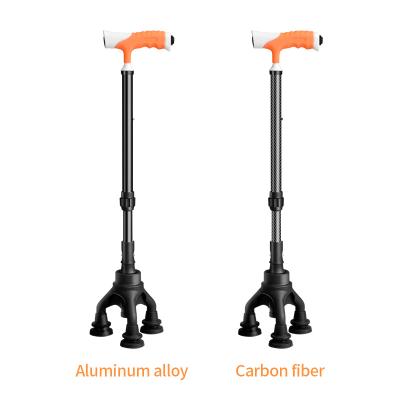 China Carbon Fiber Adjustable Height Aluminum Alloy Medical Tripod Crutches For Elder SJG-001 for sale