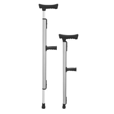 China Price for Armpit Disabled Aluminum Adjustable High Quality Adult Lightweight Walking Axillary Crutches for Elderly Injured for sale