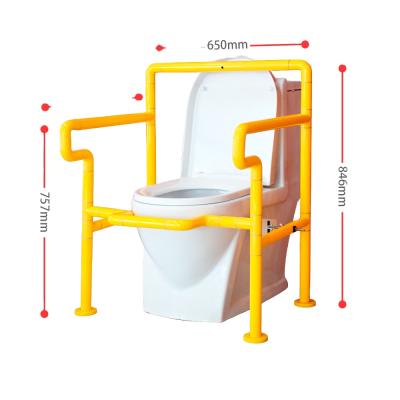 China Stainless steel import and export quality toilet safety view armrest shelf for elder for sale