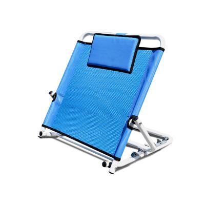 China Aluminum Alloy Portable Folding Adjustable Height Bed Backrest For Elder Care for sale