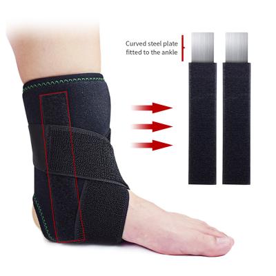 China Breathable Adjustable Elasticity Sports Ankle Brace Support Injury Protector Stabilizerfor Ankle Sprain Tendons for sale