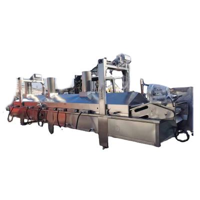 China Large Continuous Fryer Tunnel Fryer Hotels Frying Equipment Production Line for sale