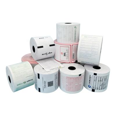 China POS Printer ATM Printer Custom Manufacturer Printed Heat Sensitive Paper Roll For Cash Register ATM Bank Paper 57mm 80mm for sale