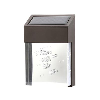 中国 Garden LED Solar Collector Acrylic Waterproof Outdoor Wall Light With Clear Acrylic Bubble Diffusers 販売のため